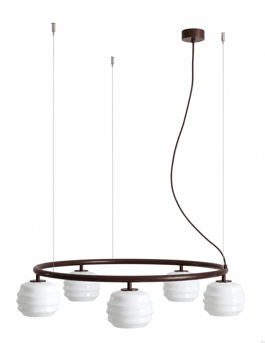 1159F28_R--Lampa-wisząca-Puff-5-Ring-Metalowa-Brązowa-z-Mlecznymi-Kloszami-Artera-Skandynawskie-Uchwyty