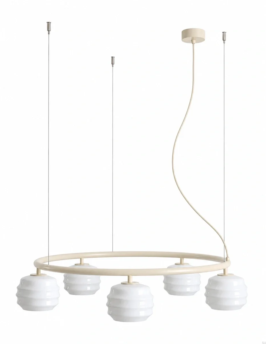 1159F20_R--Lampa-wisząca-Puff-5-Ring-Metalowa-Kremowa-z-Mlecznymi-Kloszami-Artera-Skandynawskie-Uchwyty