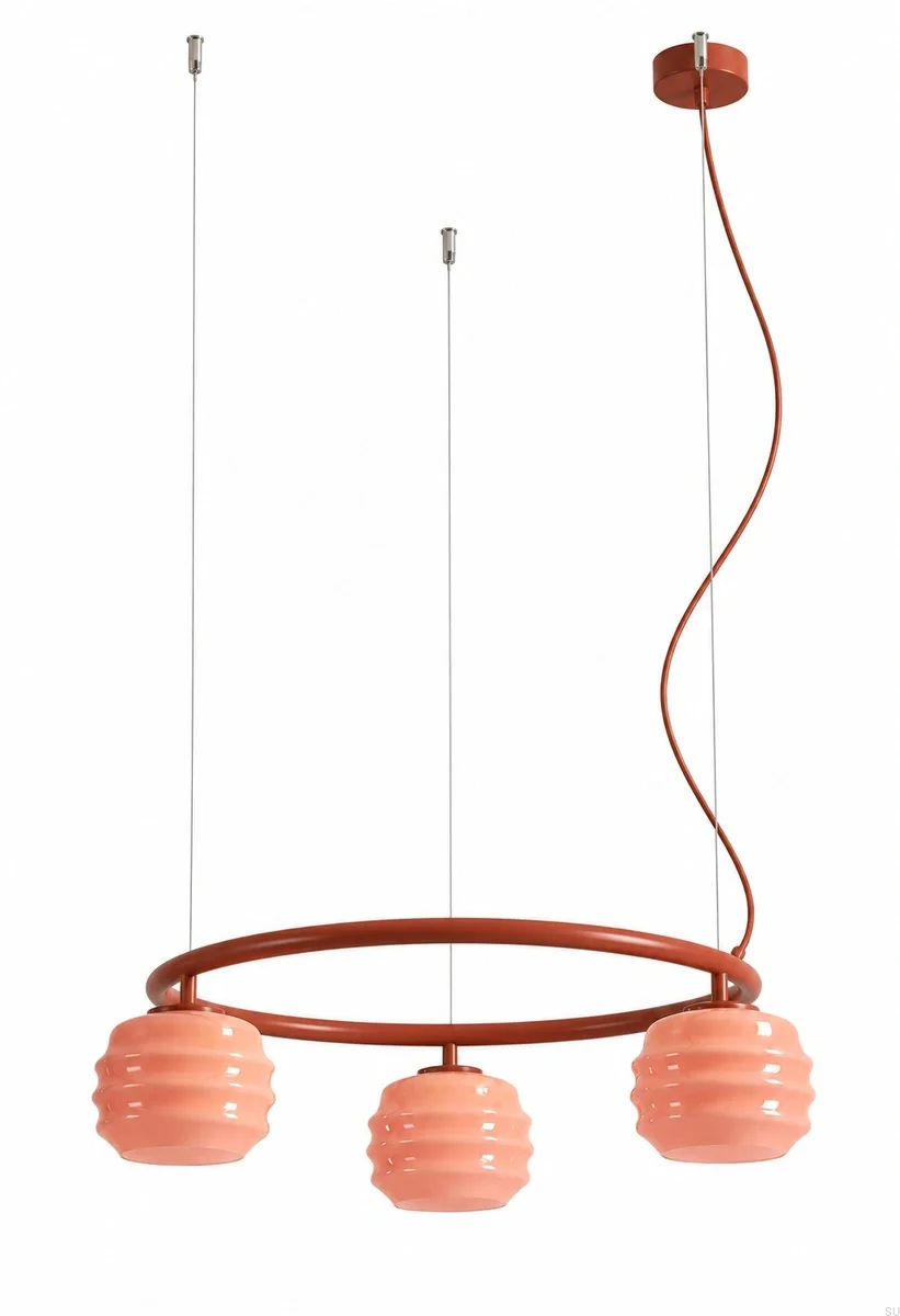 1160E24_R--Lampa-wisząca-Puff-Glaze-3-Ring-Metalowa-Terakotowa-z-Koralowymi-Kloszami-Artera-Skandynawskie-Uchwyty