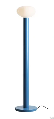 Lampa stojąca Flo M Metalowa Niebieska