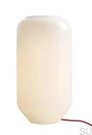 8500B15_M--Lampka-stołowa-Flask-M-Szklana-Mleczna-z-Wiśniowym-Przewodem-Artera-Skandynawskie-Uchwyty