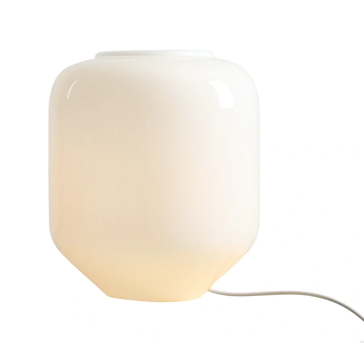 8500B20_L--Lampka-stołowa-Flask-L-Szklana-Mleczna-z-Kremowym-Przewodem-Artera-Skandynawskie-Uchwyty