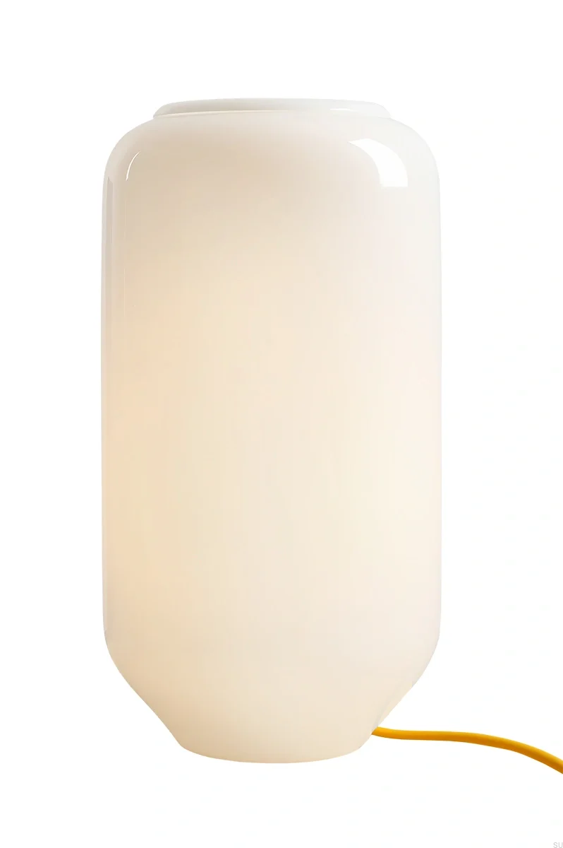 8500B21_M--Lampka-stołowa-Flask-M-Szklana-Mleczna-z-Żółtym-Przewodem-Artera-Skandynawskie-Uchwyty