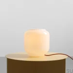8500B24_S--Lampka-stołowa-Flask-S-Szklana-Mleczna-z-Terakotowym-Przewodem-Artera-Skandynawskie-Uchwyty