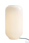 8500B31_M--Lampka-stołowa-Flask-M-Szklana-Mleczna-z-Szafirowym-Przewodem-Artera-Skandynawskie-Uchwyty
