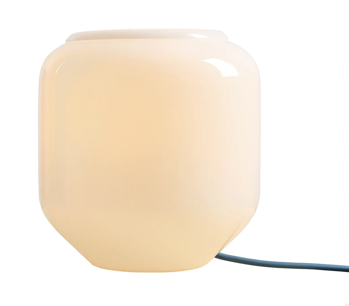 8500B31_S--Lampka-stołowa-Flask-S-Szklana-Mleczna-z-Szafirowym-Przewodem-Artera-Skandynawskie-Uchwyty