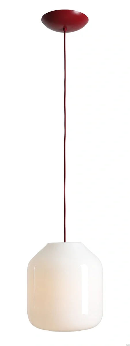 8500G15_L--Lampa-wisząca-Flask-L-Szklana-Mleczna-z-Wiśniowym-Przewodem-Artera-Skandynawskie-Uchwyty