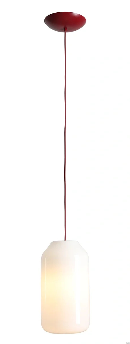 8500G15_M--Lampa-wisząca-Flask-M-Szklana-Mleczna-z-Wiśniowym-Przewodem-Artera-Skandynawskie-Uchwyty