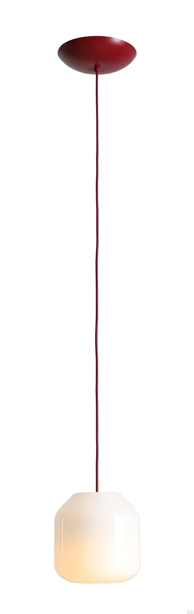 8500G15_S--Lampa-wisząca-Flask-S-Szklana-Mleczna-z-Wiśniowym-Przewodem-Artera-Skandynawskie-Uchwyty