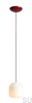 8500G15_S--Lampa-wisząca-Flask-S-Szklana-Mleczna-z-Wiśniowym-Przewodem-Artera-Skandynawskie-Uchwyty