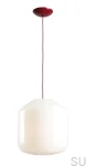 8500G15_XL--Lampa-wisząca-Flask-XL-Szklana-Mleczna-z-Wiśniowym-Przewodem-Artera-Skandynawskie-Uchwyty
