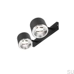 1047D--Kinkiet-Bot-2-Metalowy-Czarny-Artera-Skandynawskie-Uchwyty