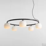 1159F28_R--Lampa-wisząca-Puff-5-Ring-Metalowa-Brązowa-z-Mlecznymi-Kloszami-Artera-Skandynawskie-Uchwyty
