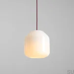 8500G15_S--Lampa-wisząca-Flask-S-Szklana-Mleczna-z-Wiśniowym-Przewodem-Artera-Skandynawskie-Uchwyty