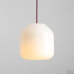 8500G15_S--Lampa-wisząca-Flask-S-Szklana-Mleczna-z-Wiśniowym-Przewodem-Artera-Skandynawskie-Uchwyty