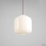 8500G15_XL--Lampa-wisząca-Flask-XL-Szklana-Mleczna-z-Wiśniowym-Przewodem-Artera-Skandynawskie-Uchwyty