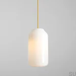 8500G21_M--Lampa-wisząca-Flask-M-Szklana-Mleczna-z-Żółtym-Przewodem-Artera-Skandynawskie-Uchwyty