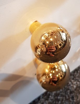 Gałka meblowa 8322 Złota Polerowana Lakierowana