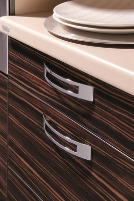 Uchwyt meblowy podłużny 2113 192 Nikiel szczotkowany