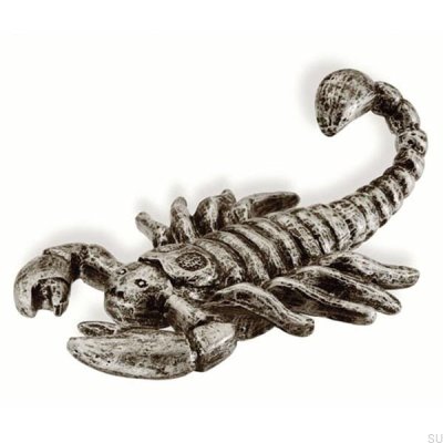 Gałka meblowa Krok Skorpion Antyczna czerń