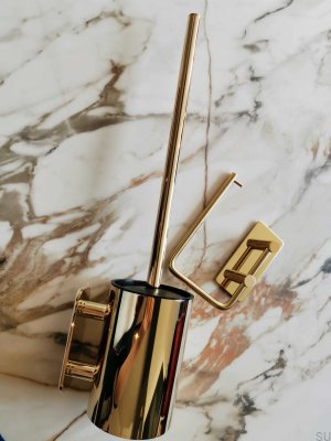 Uchwyt na papier toaletowy Base 200 Złoty