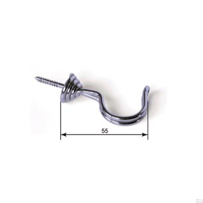 Wieszak ścienny Trådkrok Srebrny