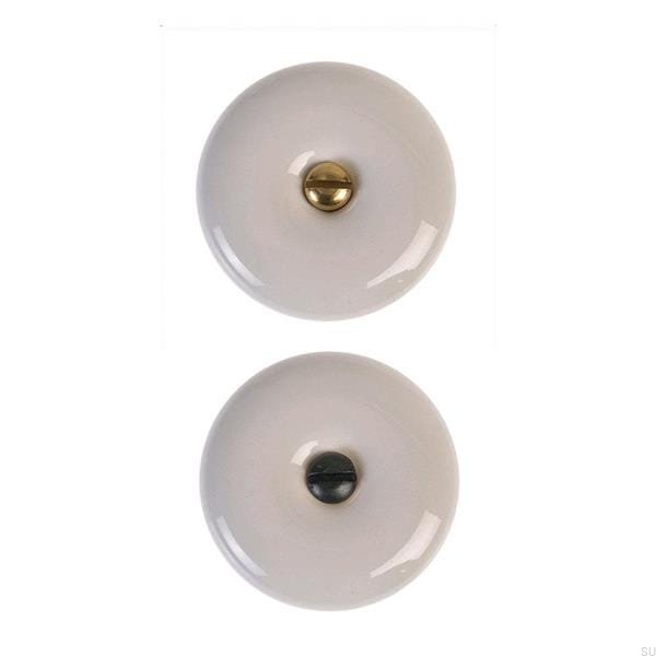 Zdjecie galki Porcelanowej z dwoma srubami