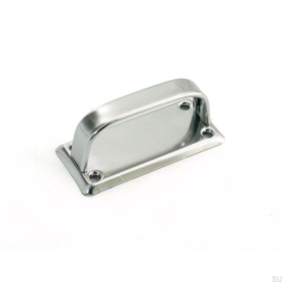 Uchwyt meblowy podłużny z podkładką 5182 Srebrny