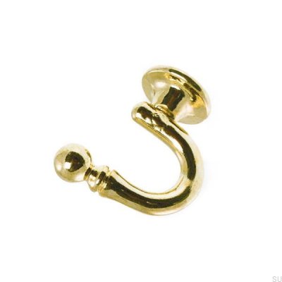 Wieszak ścienny 8021 Złoty polerowany