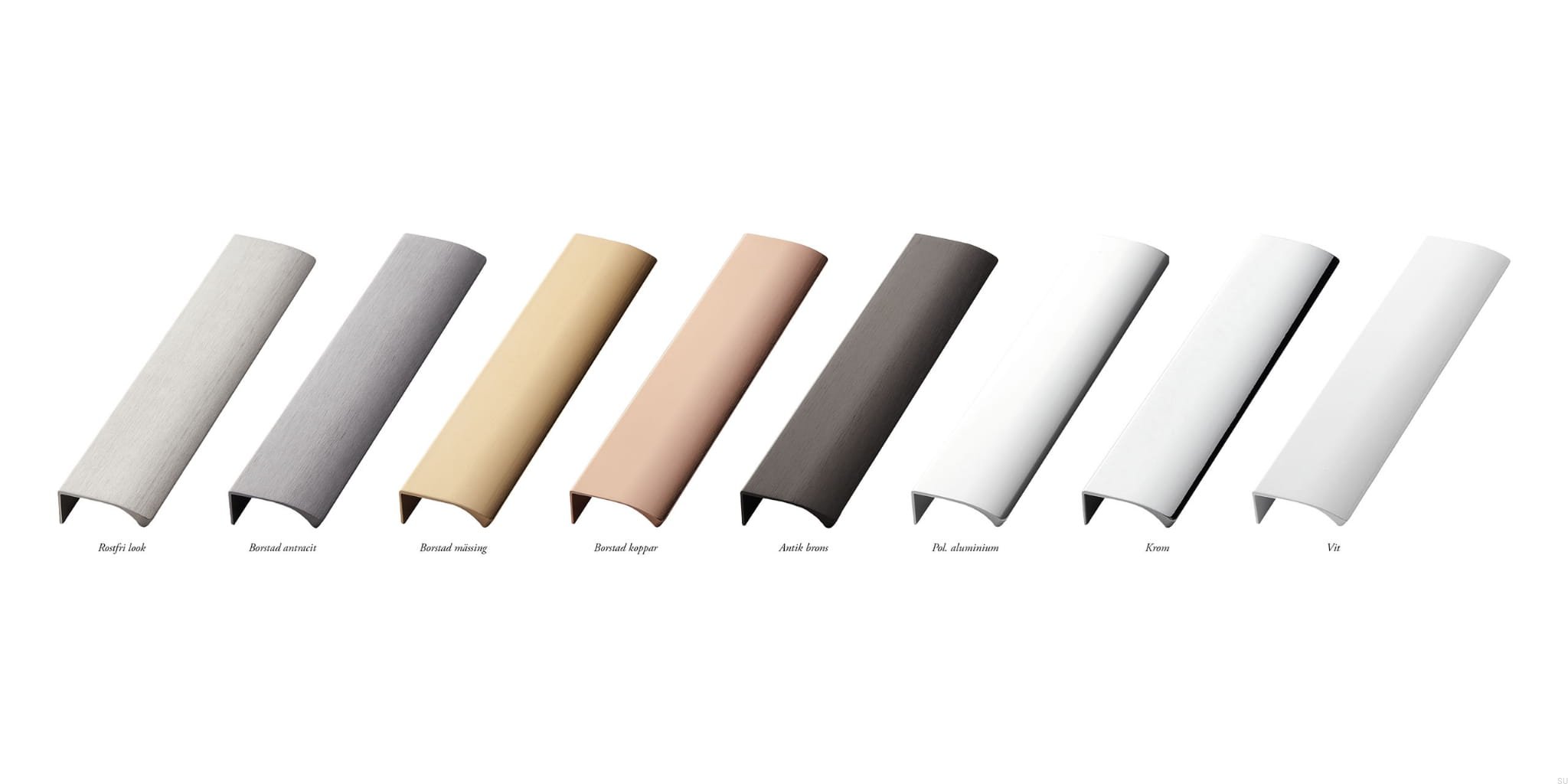 Zdjęcie produktowe uchwytów z serii Edge Straight