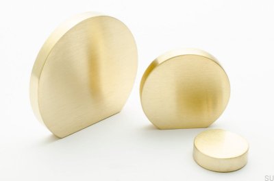 Gałka meblowa Globe 20 Mosiężna Szczotkowana Nielakierowana