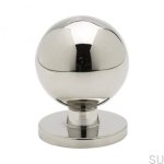 Zdjęcie produktowe gałki Soliden mosiężnej niklowanej