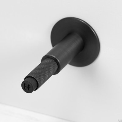 Stoper drzwiowy naścienny Cross Mosiężny Palony Brąz