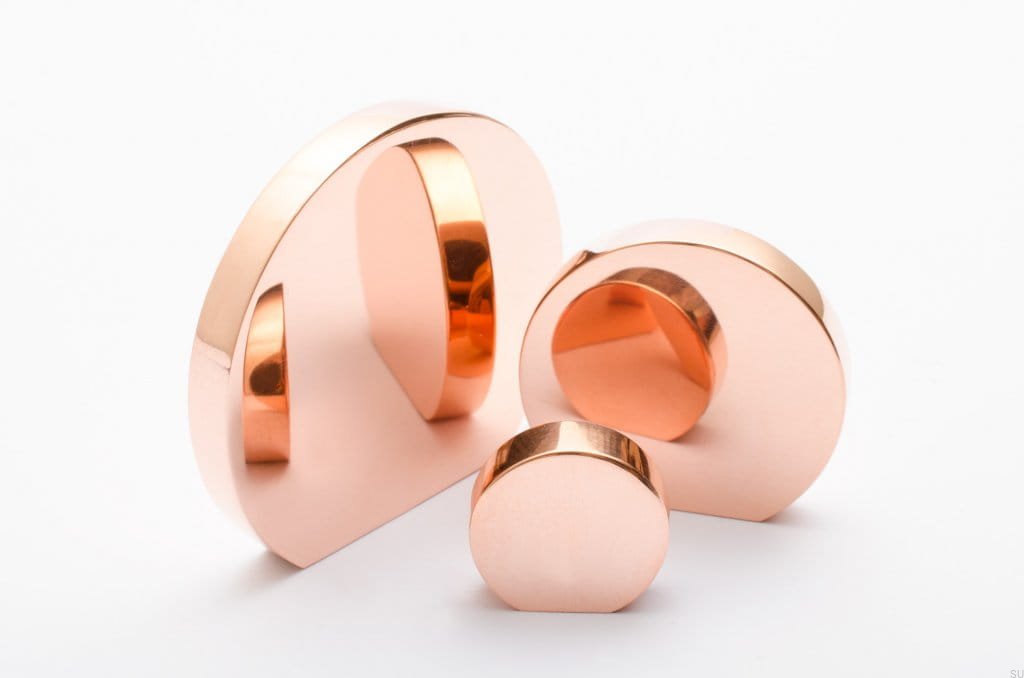 Gałka Globe miedziana polerowana w roznych wymiarach