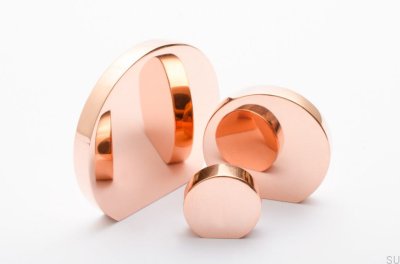 Gałka meblowa Globe 35 Miedziana Polerowana Nielakierowana