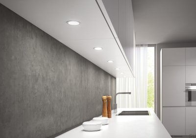 Spot LED Atom 2700K 24V/3W Srebrny