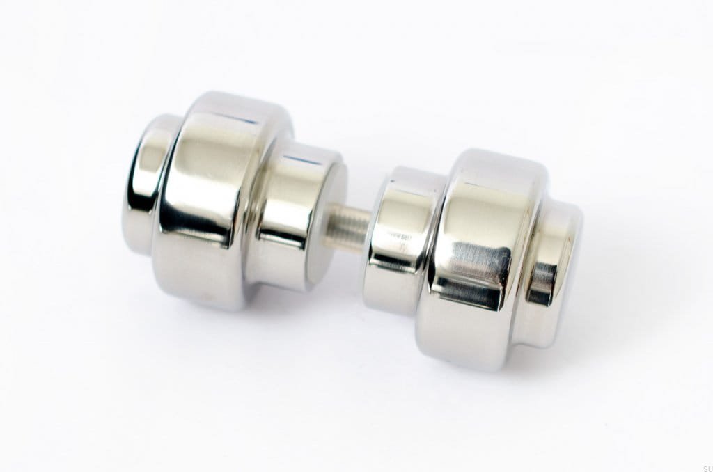 Zdjecie galki drzwiowej Hip 30 srebrnej