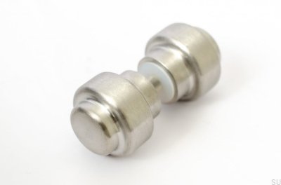 Gałka drzwiowa Dwustronna  Hip 30 Stalowa szczotkowana